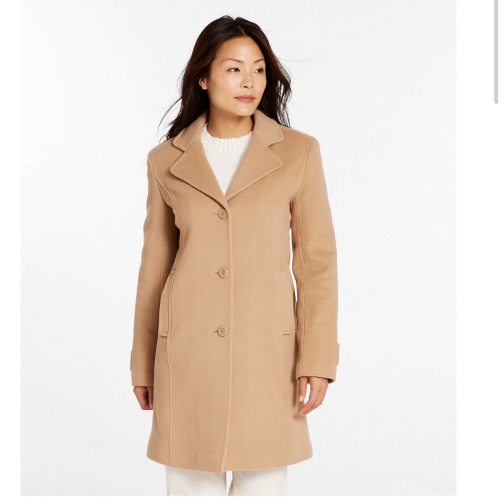 Vintage L.L.Bean Wool Coat Size 10 Petite